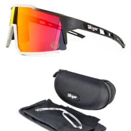 Cycling Sunglasses Bike Eyewear Sports Dark Glasses Cycling Glasses Black Polarized Lens Eyepieces Outdoor Bicycle Goggles