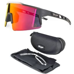 Cycling Sunglasses Bike Eyewear Sports Dark Glasses Cycling Glasses Black Polarized Lens Eyepieces Outdoor Bicycle Goggles