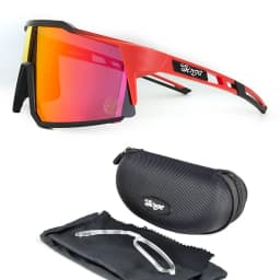 Cycling Sunglasses Bike Eyewear Sports Dark Glasses Cycling Glasses Black Polarized Lens Eyepieces Outdoor Bicycle Goggles