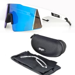 Cycling Sunglasses Bike Eyewear Sports Dark Glasses Cycling Glasses Black Polarized Lens Eyepieces Outdoor Bicycle Goggles