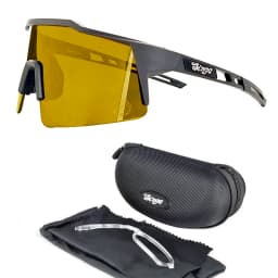 Cycling Sunglasses Bike Eyewear Sports Dark Glasses Cycling Glasses Black Polarized Lens Eyepieces Outdoor Bicycle Goggles
