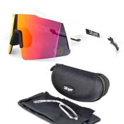 Cycling Sunglasses Bike Eyewear Sports Dark Glasses Cycling Glasses Black Polarized Lens Eyepieces Outdoor Bicycle Goggles