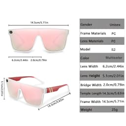 LOISRUBY Brand Cycling Sunglasses Men and Women Outdoor Fishing Driving UV400 Eyewear Sports Luxury Multi Color Sunglasses