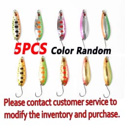 1/3/5PCS Spoon bait 2g 3.5g 5g Fishing Lures Pesca Hard Bait River Stream Freshwater Bass Pike Trout