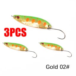 1/3/5PCS Spoon bait 2g 3.5g 5g Fishing Lures Pesca Hard Bait River Stream Freshwater Bass Pike Trout