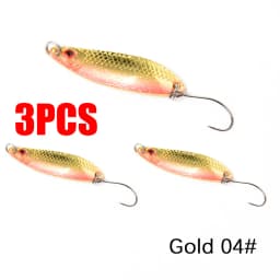 1/3/5PCS Spoon bait 2g 3.5g 5g Fishing Lures Pesca Hard Bait River Stream Freshwater Bass Pike Trout