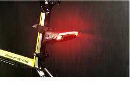 Meilan X5 Smart Brake Bicycle Rear Taillight Bike Remote Wireless Light Turn Signal LED Beam USB Chargeable Cycling Tail Light