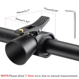 BUCKLOS Retro Copper Bells Bike Bell Ring Loudly Safety Cycling Warning Alarm Bicycle Horn Ring for Kids Road Bike Accessories