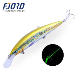 FJORD Luminous 37g 29g 17g Hardcore Sinking Minnow Fishing Lure Treble Hook Hard Baits Jerkbait Sea Long Casting Fishing Items