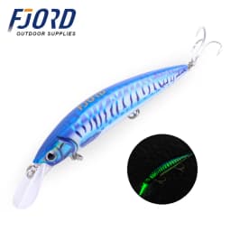 FJORD Luminous 37g 29g 17g Hardcore Sinking Minnow Fishing Lure Treble Hook Hard Baits Jerkbait Sea Long Casting Fishing Items