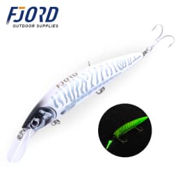 FJORD Luminous 37g 29g 17g Hardcore Sinking Minnow Fishing Lure Treble Hook Hard Baits Jerkbait Sea Long Casting Fishing Items
