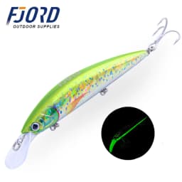 FJORD Luminous 37g 29g 17g Hardcore Sinking Minnow Fishing Lure Treble Hook Hard Baits Jerkbait Sea Long Casting Fishing Items