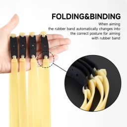 1/3/5Pcs 2.0mm Thickened Slingsshot Rubber Band High Elasticity High Precision Latex Rubber Band Slingshot Shooting Accessories