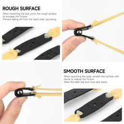 1/3/5Pcs 2.0mm Thickened Slingsshot Rubber Band High Elasticity High Precision Latex Rubber Band Slingshot Shooting Accessories