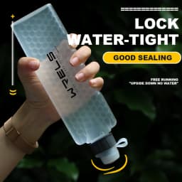 Upgraded Curved Easy Grip Sports Water Bottle Running & Cycling Belt Pack Convenient Fitness Water Bottle