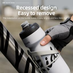 CYCLAMI Cycling Water Bottle 650ml Ultra Light Leak-proof Squeezable Taste-free Camping Hiking Sports Bicycle Kettle