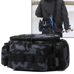 Fishing Tackle Bags Waist Fanny Pack Fishing Lures Line Box Utility Storage Accessories Outdoor Camping Shoulder Crossbody Bag