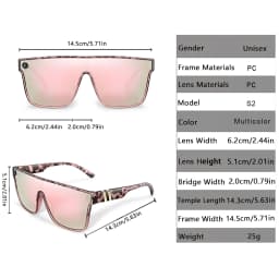 LOISRUBY Brand Men Women Sunglasses Driving UV400 Multi Color Eyewear Sports Luxury Outdoor Cycling Fishing Sunglasses
