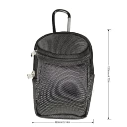 Mini Park Golf Ball Bag With Hook Nylon Can Hold Park Balls Portable Mini Golf Ball Waist Bag Outdoor Sports Golf Accessories