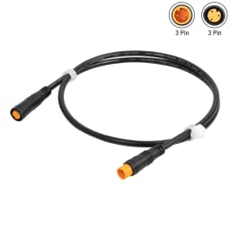 E-Bike 3 Pin Sensor Thumb Throttle Extension Cable for BAFANG Electric Bicycle Waterproof Male To Female Motor Connector Cables