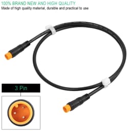 E-Bike 3 Pin Sensor Thumb Throttle Extension Cable for BAFANG Electric Bicycle Waterproof Male To Female Motor Connector Cables