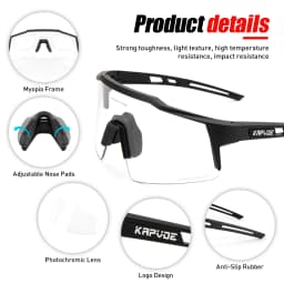KAPVOE hot Bicycle Cycling Sunglasses Women Bike Cycling Photochromic Glasses UV400 Hiking Eyewear Man Outdoor Sports Glasses