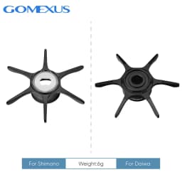 GOMEXUS DIY Aluminum Star Drag 65mm For Shimano For Daiwa Tatula Zillion Baitcasting Fishing Reel Accessories Baitcaster Drag