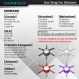 GOMEXUS DIY Aluminum Star Drag 65mm For Shimano For Daiwa Tatula Zillion Baitcasting Fishing Reel Accessories Baitcaster Drag