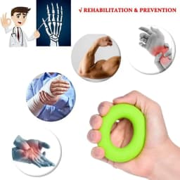 1/2pcs Hand Gripper Silicone Finger Expander Exercise Hand Grip Wrist Strength Trainer Finger Exercise Resistance Bands Fitness