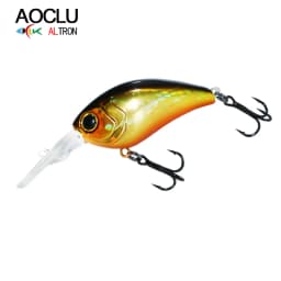 AOCLU Floating Minnow 50mm 10g 60mm 17g Hard Bait Crank Deep Diver Depth 2.5-3m Fishing Lure Long Casting Hook Tackle Quality