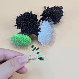 MNFT 300Pcs Silicone Fishing Floats Beans Anti-Strand Line Connectors Space Bean Professional Fishing Gear Stopper
