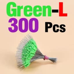 MNFT 300Pcs Silicone Fishing Floats Beans Anti-Strand Line Connectors Space Bean Professional Fishing Gear Stopper
