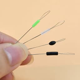 MNFT 300Pcs Silicone Fishing Floats Beans Anti-Strand Line Connectors Space Bean Professional Fishing Gear Stopper