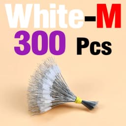MNFT 300Pcs Silicone Fishing Floats Beans Anti-Strand Line Connectors Space Bean Professional Fishing Gear Stopper