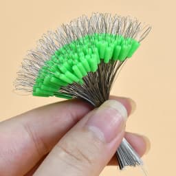 MNFT 300Pcs Silicone Fishing Floats Beans Anti-Strand Line Connectors Space Bean Professional Fishing Gear Stopper