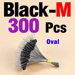 MNFT 300Pcs Silicone Fishing Floats Beans Anti-Strand Line Connectors Space Bean Professional Fishing Gear Stopper