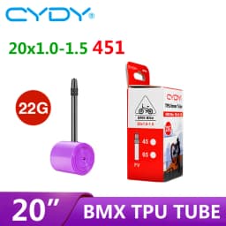 22g CYDY TPU Bike Inner Tube Camera 20' 451 20x1.0 1-1/8 1-1/4 1.25 1.35 1-3/8 1.5 Valve Length 45/65mm BMX Bicycle Tire Tyre