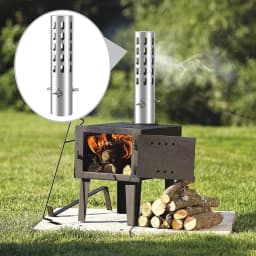 Camping Tent Stove Chimney Parts Spark Arrestor Stove Pipe Spark Arrestor Stainless Steel Chimney Cap Tent Stove Exhaust Stovepi