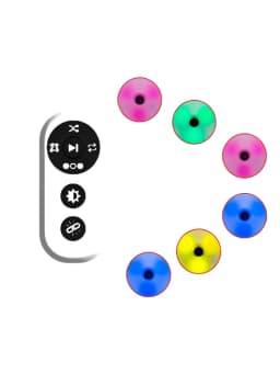 Response Agility Training Light, Children's Physical Fitness Training, Remote Control to Control Light Operation