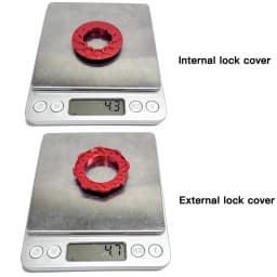 Road Bicycle Center Lock Discs Disc Brake Lock Inner Covers Ultra-lightweight 4.7g Center Lock Covers Inner Cap