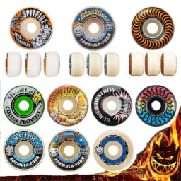 Genuine Skateboard Wheels 52 53 54 56 58mm 101D 99D Available SPITFIRE Good Quality Skate Wheels Skating Tool