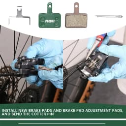 POZDOZ MTB Ceramic Road Brake Pads for SHIMANO B01S B05S Mountain Bicycle Hydraulic Disc Brake Pads Bike Cycling Parts