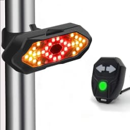 2-Pack Bicycle Lights, Bicycle Headlight, Bicycle Flashlight, Led USB Rechargeable Flashlight, Bicycle High Beam, Low Beam, Plus Tail Light, Bicycle Tail Light, Front Light Set
