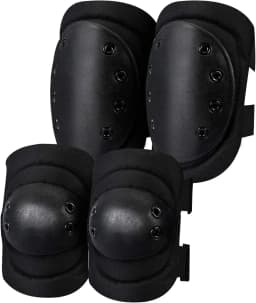 Military Tactical Knee Pad Elbow Pad Set Airsoft Knee Elbow Protective Pads Combat Paintball Skate Outdoor Sports