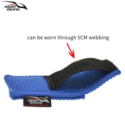 1PCS Diving Underwater Cutting Special Knife Cutter Cover Can Be Worn Through 5CM Webbing Wear-resistant Nylon Cutter Cover