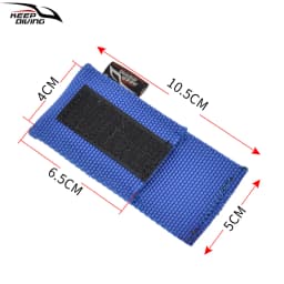 1PCS Diving Underwater Cutting Special Knife Cutter Cover Can Be Worn Through 5CM Webbing Wear-resistant Nylon Cutter Cover