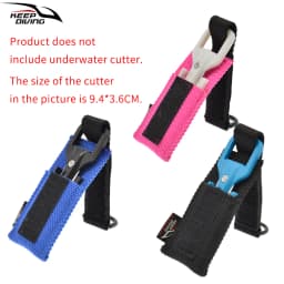 1PCS Diving Underwater Cutting Special Knife Cutter Cover Can Be Worn Through 5CM Webbing Wear-resistant Nylon Cutter Cover