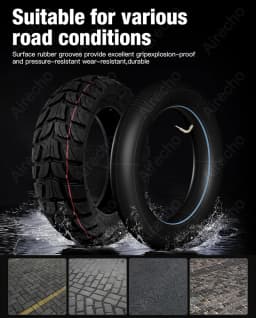 Original 255x80 Outer Tire For KuKirin G2 Max/G3 Pro/2024 Version G2 Master 80/65-6 10×2.5 Inner Tube Off Road Inflatable Tyre