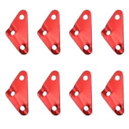 5/8Pcs Tent Guyline Rope Buckles Aluminum Alloy Outdoor Camping Wind Rope Stopper Portable Triangle Awning Buckle Tensioner