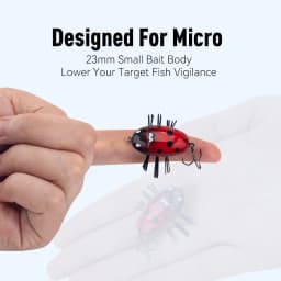 Kingdom Microbeetle Artificial Topwater Insect Fishing Lure 1.8g 3.3g Treble Hook 14# 12# Floating Wobblers Insect bait Notobug